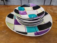 Stary garnitur do ciasta salaterki patery Pruszków new look pikasiak