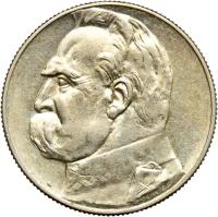 Polska, II RP, 5 złotych 1938, Józef Piłsudski, st. 2, RZADKI ROCZNIK