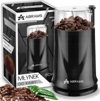 Młynek elektryczny Abrams czarny 150 W do mielenia kawy 50 g