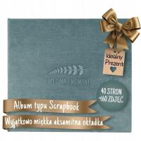 Album do Scrapbookingu z Aksamitu - Segregator – 40 stron - 26x28cm