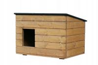 Собачья будка деревянная, вся утепленная L Eco