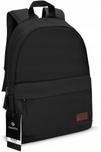 Городской мужской рюкзак для работы черный вместительный молодежный рюкзак A4 ZAGATTO