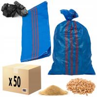 Мешки мешок 50кг 65x105cm для угля мусора зерна сыпучих статей сильный 50шт