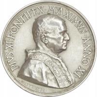 21.WATYKAN, P.XI, MEDAL - NOWA PINAKOTEKA 1932