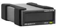 Zestaw dysku zewnętrznego Tandberg RDX z 4TB, czarny, USB3 +