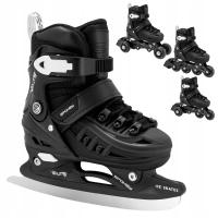 Rolki regulowane 4w1 Spokey 4ONE czarne