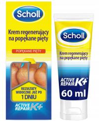 Scholl krem do stóp regenrujący na popękane pięty K+ 60ml