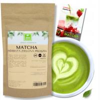 MATCHA HERBATA zielona 100g codzienna sproszkowana w proszku keto do latte