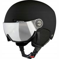 Kask narciarski Alpina ARBER VISOR 54-58cm czarny mat