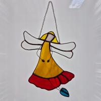 Aniołek witraż wiszący zawieszka