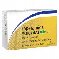 Loperamide Aurovitas 2 мг, 20 капсул диарея путешествие