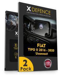 2в1 навигационное защитное стекло для FIAT TIPO II 2016-2020 UCONNECT