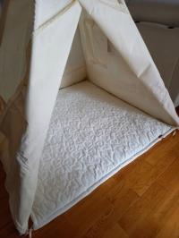 MATA DLA DZIECI DO NAMIOTU TIPI BOHO 110x110cm