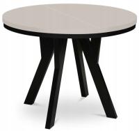 STÓŁ OKRĄGŁY ROZKŁADANY Z MASKOWNICĄ 100X200 KASZMIR ERNI MAX DUŻY