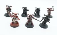 Warhammer 40k Chaos Space Marines zestaw 7 figurek plastik