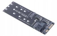 Adapter M.2 NVMe do SFF-8643 + M.2 SATA do SATA 22