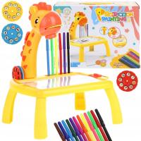 Projektor do Rysowania Żyrafa Rzutnik Nauki Malowania Stolik Slajdy Mazaki