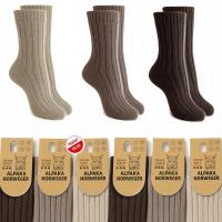 3x CIEPŁE WEŁNA ALPAKI SKARPETKI termiczne SKARPETY TERMO POLSKIE 35/38