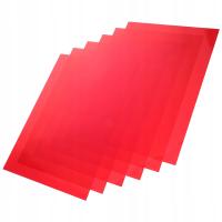 Płyta filtracyjna Przezroczysta folia z tworzywa sztucznego Czerwony akryl