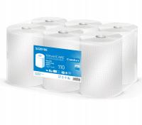 Ręcznik papierowy celuloza Velvet Care w opakowaniu 6 szt. biały