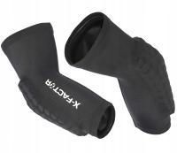 NISKOPROFILOWE Nałokietniki Ochraniacze Łokci X-FACTOR QBI ELBOW - S