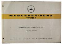 Mercedes Benz Type 180 d каталог запчастей