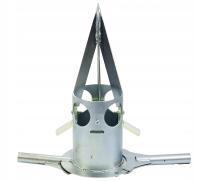 Дренажный клапан для большого мешка 440 мм 126 мм оцинкованный универсальный AK18-080