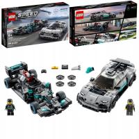 LEGO Speed 76909 2x Samochód Mercedes AMG F1 W12 E Performance AMG ONE Auta