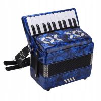 Accordion 22 Keys 8 Bass Celloid Instrument Musical Instrument do 6G