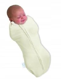 SUMMER Śpiworek Otulacz dla niemowląt bawełna / elastan 2,3 - 4,5 kg/ 1-2 m