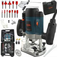 FREZARKA GÓRNOWRZECIONOWA DO DREWNA WYCINARKA Z REGULACJĄ OBROTÓW WALIZKA