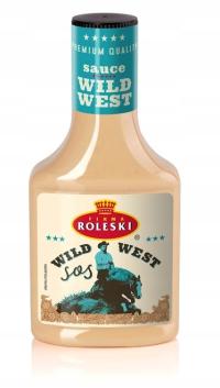 Roleski Wild West Sos Majonezowy z Wędzoną Solą i Wędzonym Cukrem 310g