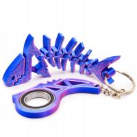 Keyspinner Keyrambit REKINEK TikTok brelok REKIN fidget spinner druk 3D