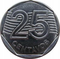 2098. Brazylia 25 Centavos 1995