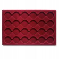 Paleta z zasuwką na 24 monet 46 mm kaseta na monety srebrne i bulionowe