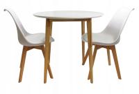 Скандинавский набор мебели для столовой гостиной 2X стулья EMMA table FI80 белый