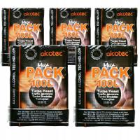 Drożdże gorzelnicze ALCOTEC Mega Pack 5szt bimbru na 25kg cukru do zacieru