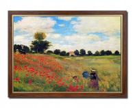 Obraz reprodukcja Claude Monet POLE MAKÓW + rama