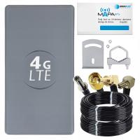 Antena panelowa Signaflex 2x25 dBi 1700-2600 MHz szara