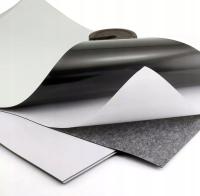 Магнитная пленка черная самоклеящаяся лист А4 с клеем 0,7 мм-HUNTER