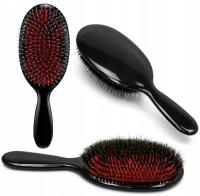 Pneumatyczna Szczotka do włosów przedłużanych rozczesywanie z włosiem dzika