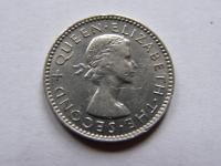 NOWA ZELANDIA SIX PENCE 1955 ROK !!!!!!!!!!!! 0259