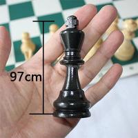 97mm Brak stylu szachownicy Mm średniowieczne szac