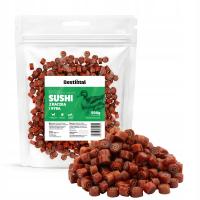 MIĘKKIE SUSHI KACZKA Z RYBĄ 500g MIĘKKIE PRZYSMAKI DLA PSA MINI TRENERKI