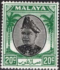 Malaya/Selangor 20 c.czysty *