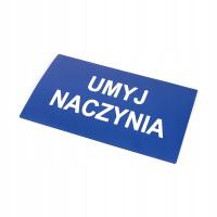 Naklejka UMYJ NACZYNIA
