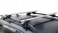 Универсальный багажник на крышу для рельсов alubase алюминиевый запираемый