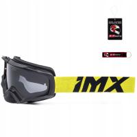 ОЧКИ IMX DUST BLACK MATT / FLUO YELLOW-СТЕКЛО DARK SMOKE CLEAR (2 СТЕКЛА В КОМПЛЕКТЕ)