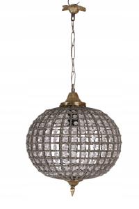 *lampa kryształowa kula fi 30 cm*