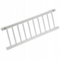 Barierka do łóżeczka Babybay 27,5 x 94 cm biała